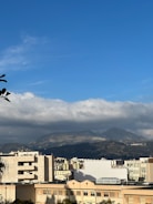 Sheridan, Wyoming skyline with clear blue skies.