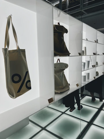 Stylish home appliance display stands with elegant illumination and clean, sophisticated design.