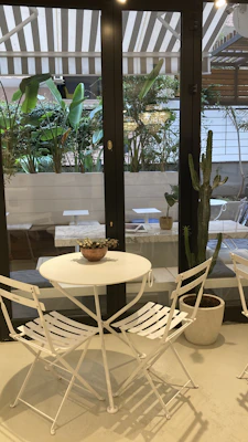 Chic small dining table perfect for cozy spaces.