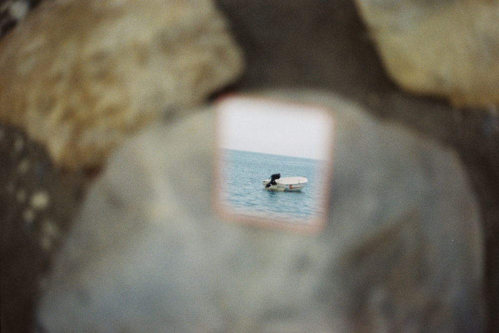 a person on a surfboard in the water