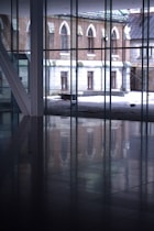 a large building with a clock on the front of it