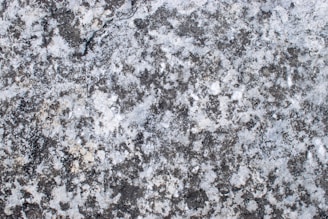 A textured surface featuring a gray, speckled pattern typical of stone or concrete. The irregular shapes and shades of gray create a natural, rugged appearance.