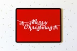 An elegant digital greeting card displayed on a tablet.
