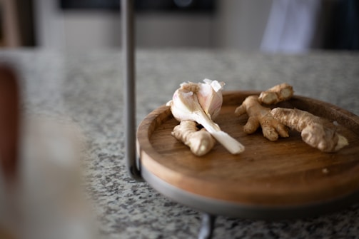 A lifestyle shot of a young chef using genz's spices in a modern kitchen.
