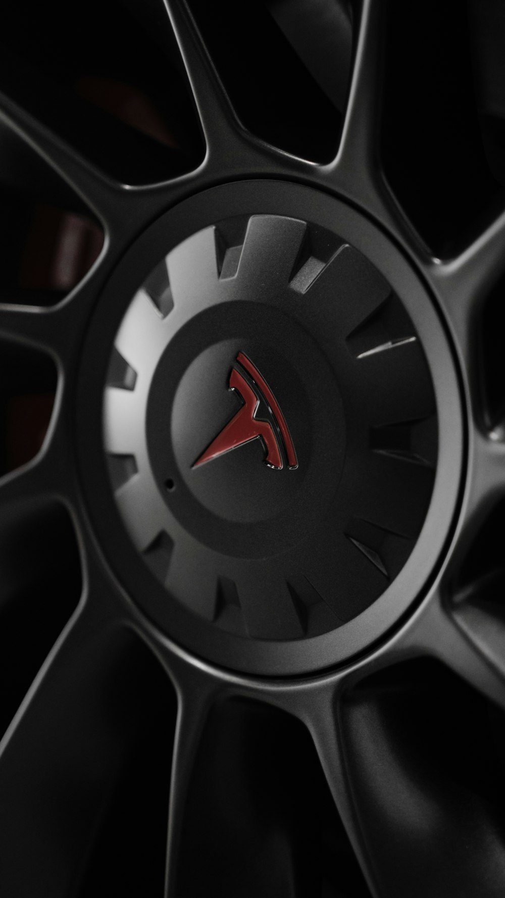 a close up of a wheel on a vehicle