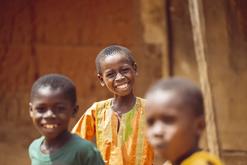 Children smiling together