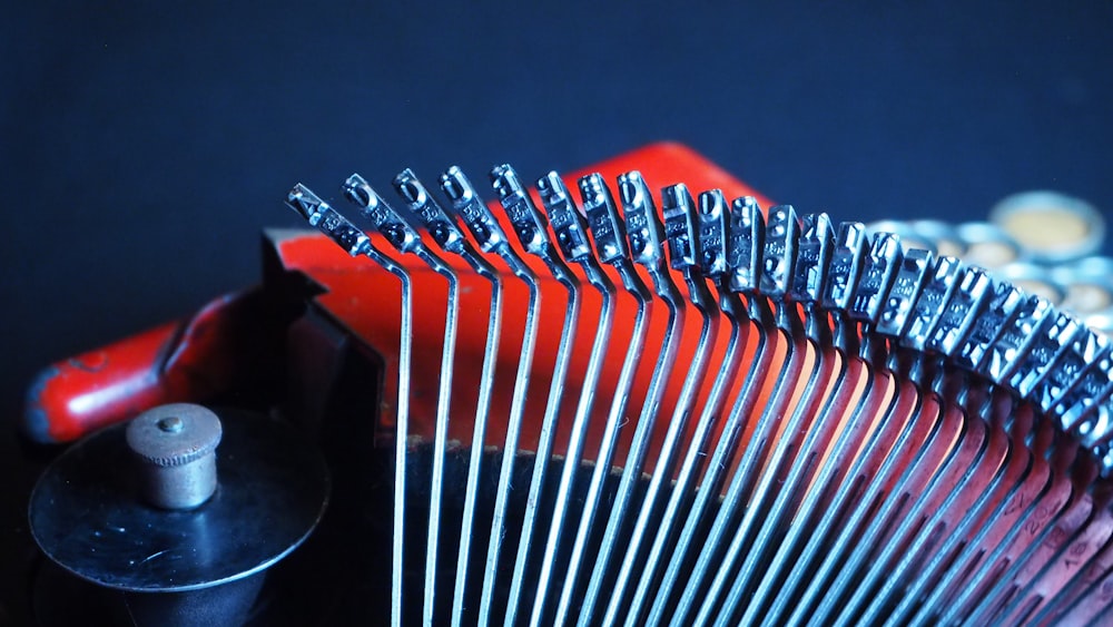 a close up of a comb and a pair of scissors
