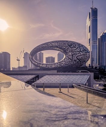 a view of a city from a rooftop