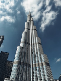 a very tall building towering into the sky