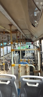 An overview of bus body building materials on display.