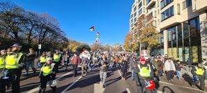 A peaceful demonstration organized by vnv with diverse participants