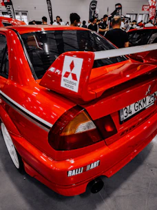 Mitsubishi Evo X with upgraded speedmemory intake system on display