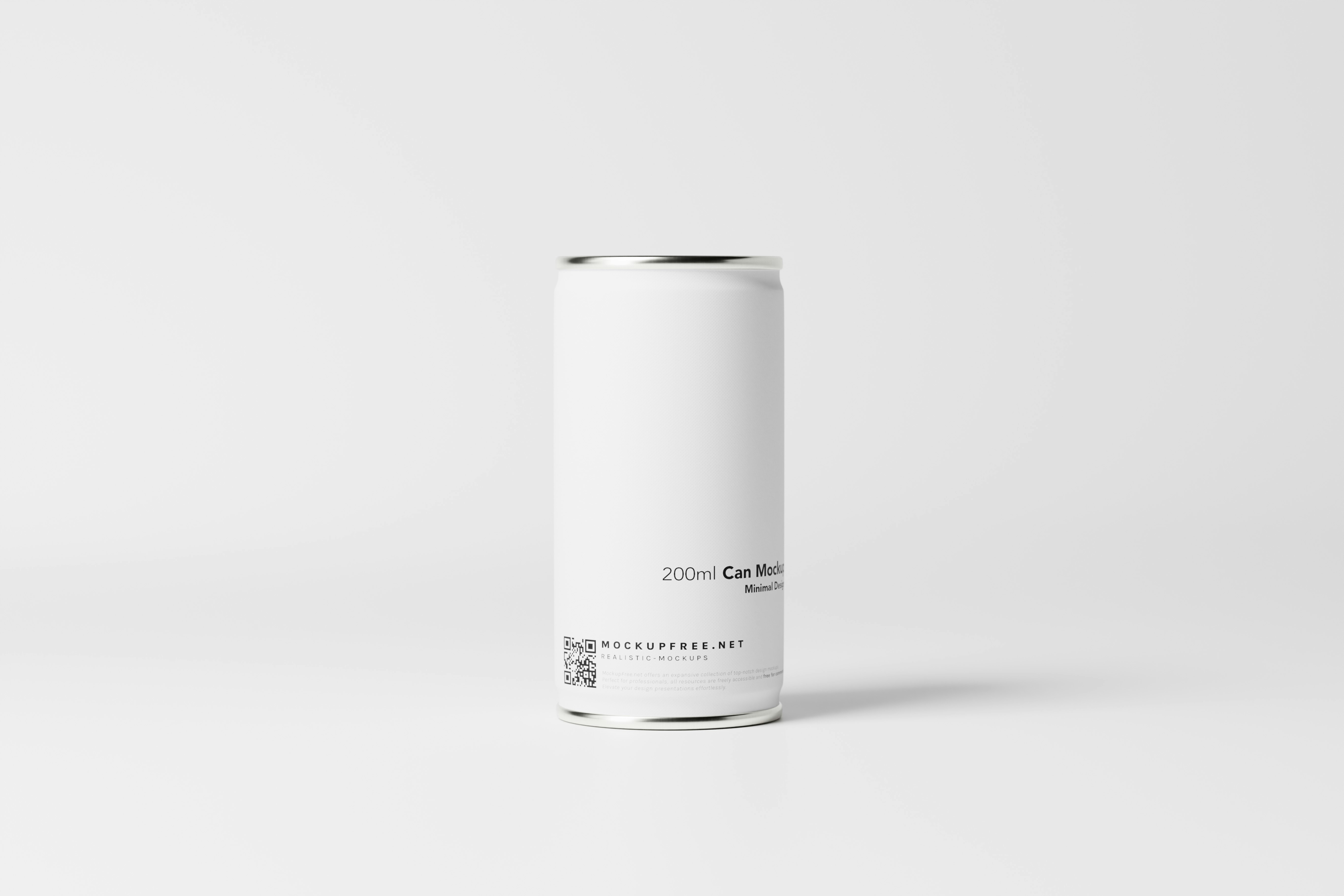 a can of soda on a white background