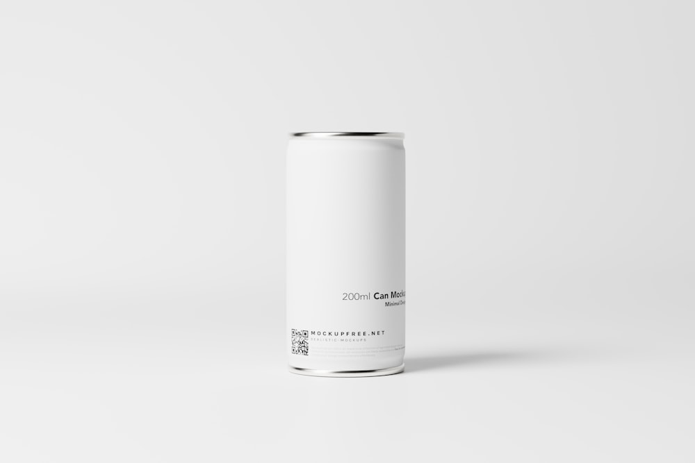 a can of soda on a white background