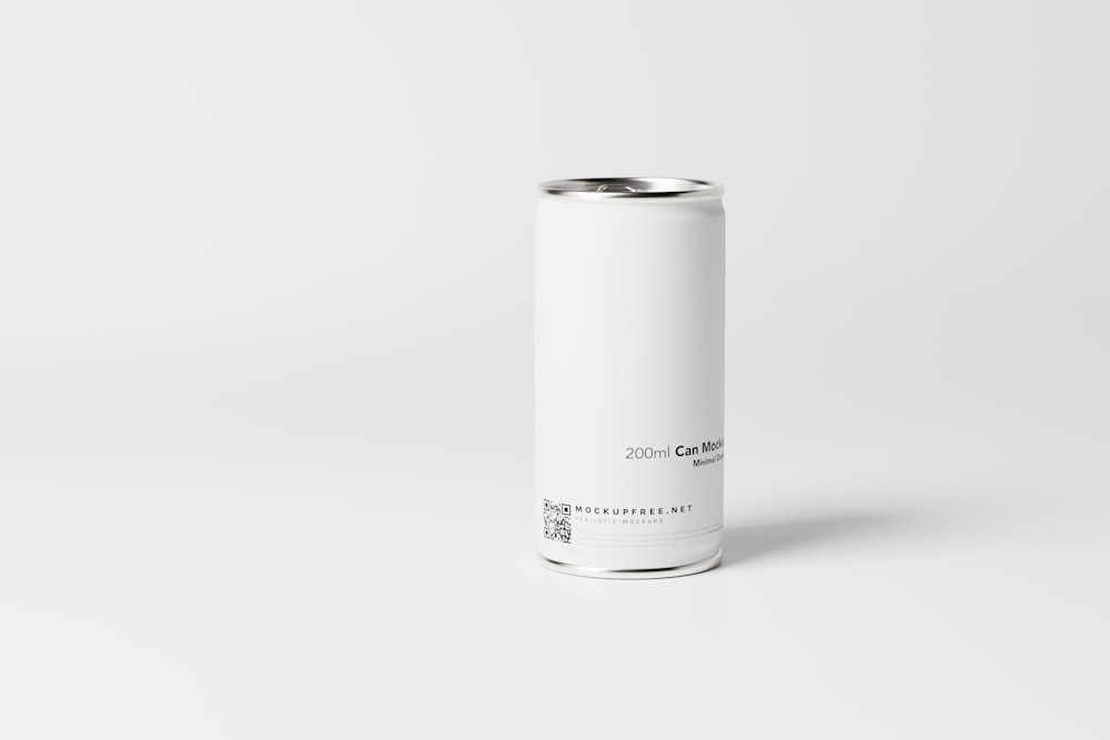 a can of soda on a white background