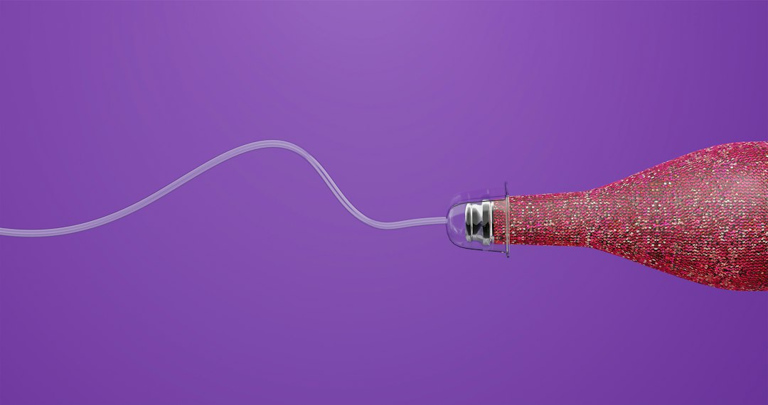exfoliant bottle closeup