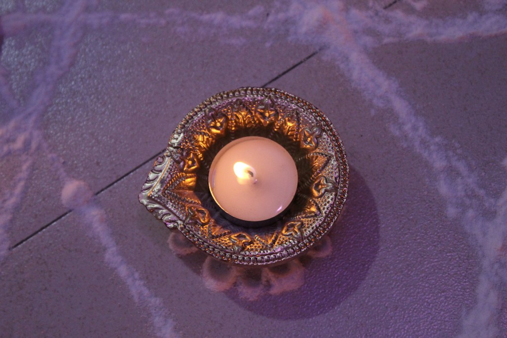 Steel Candle Holder