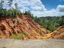 A scenic view of a popular travel destination with vibrant colors.