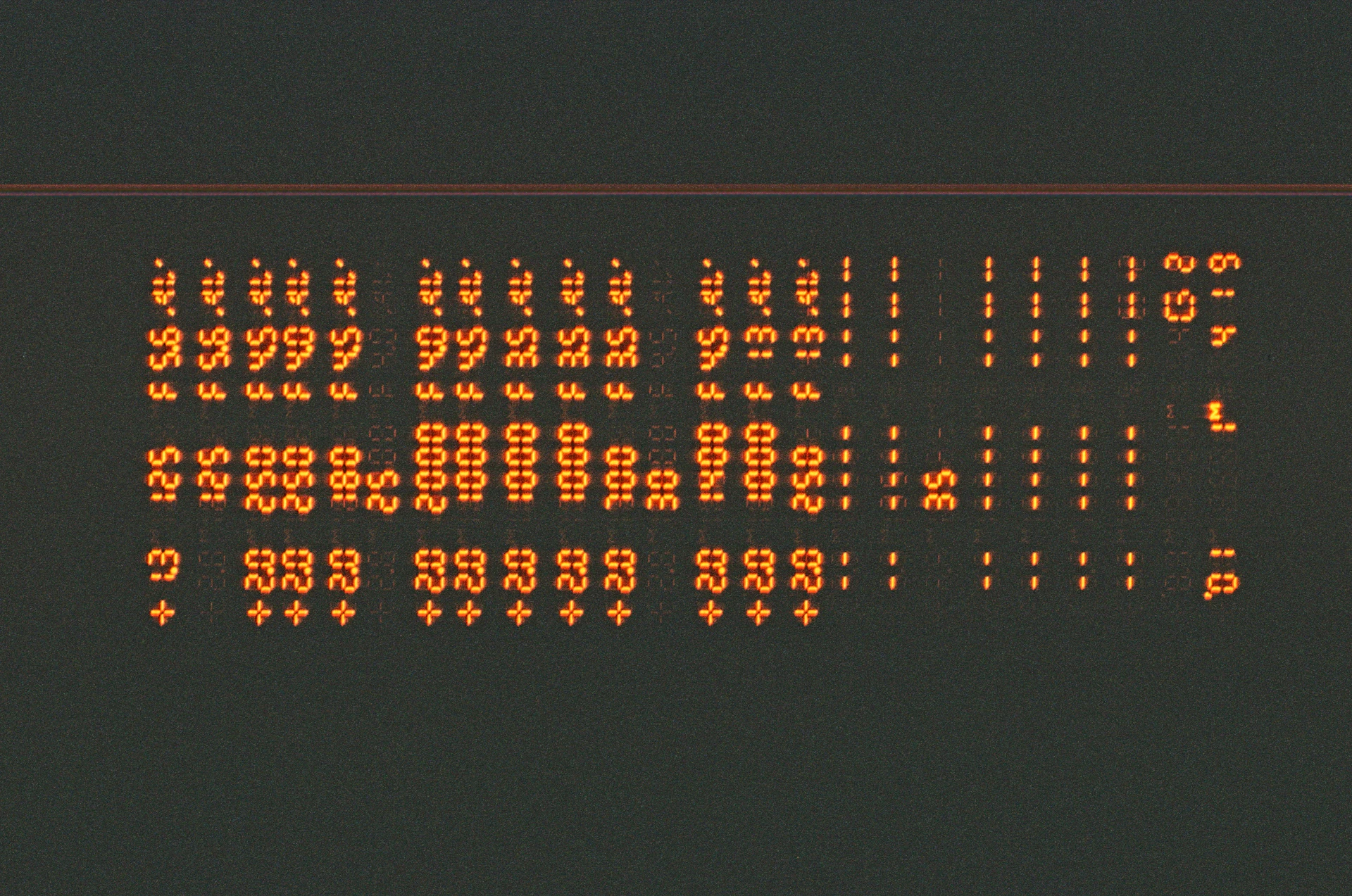 A stylish horizontal row of five gold numeric counters in a monospaced font, each paired with small ivory uppercase subtext, arranged neatly on a muted backdrop for clear readability.