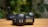 A DSLR camera body is placed on a wooden surface, surrounded by a soft, out-of-focus green foliage background. The camera's buttons and dials are visible, and the scene conveys a sense of calm and focus on the photography equipment.