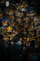 A close-up of traditional decorations adorning the event space, reflecting local culture.