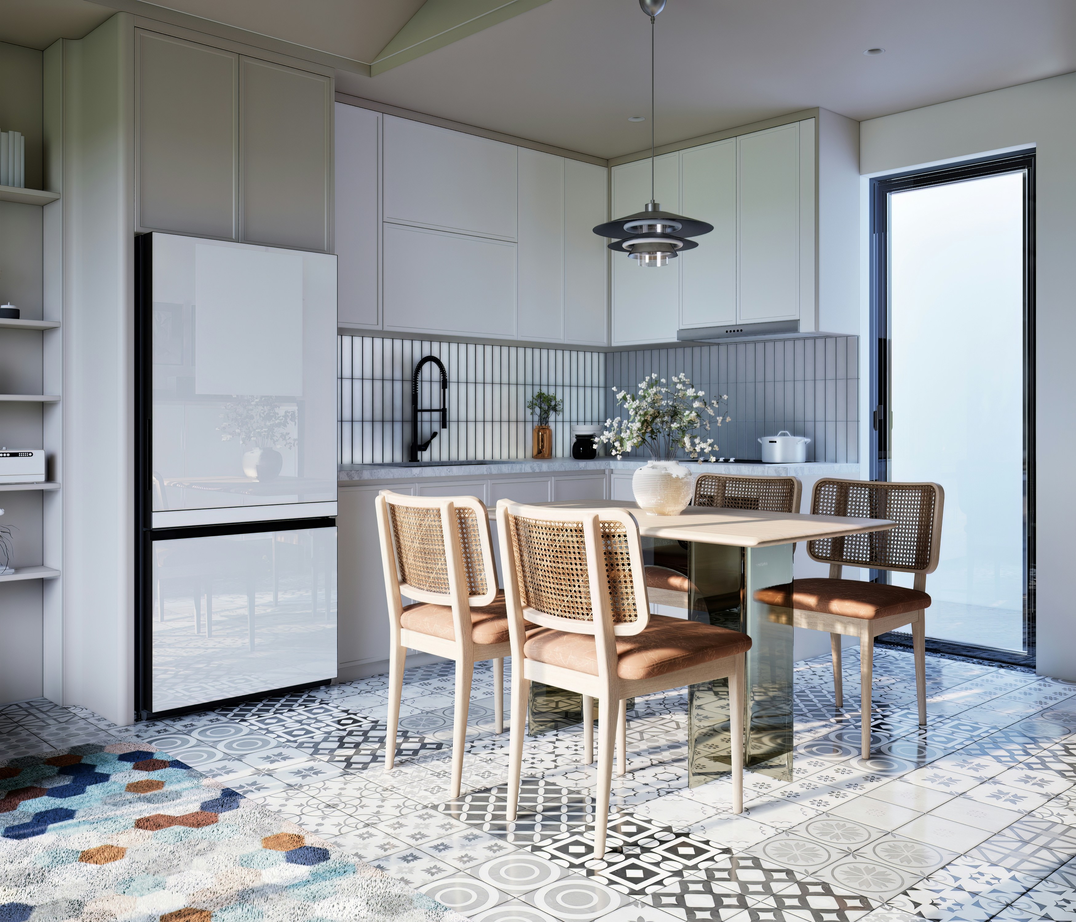stainless steel refrigerator