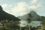 a large body of water surrounded by mountains