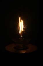 A softly glowing light bulb symbolizing ideas and creativity in progress.