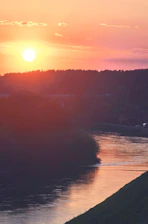 A serene view of the Patuxent River at sunset, capturing the peaceful essence of Southern Maryland.