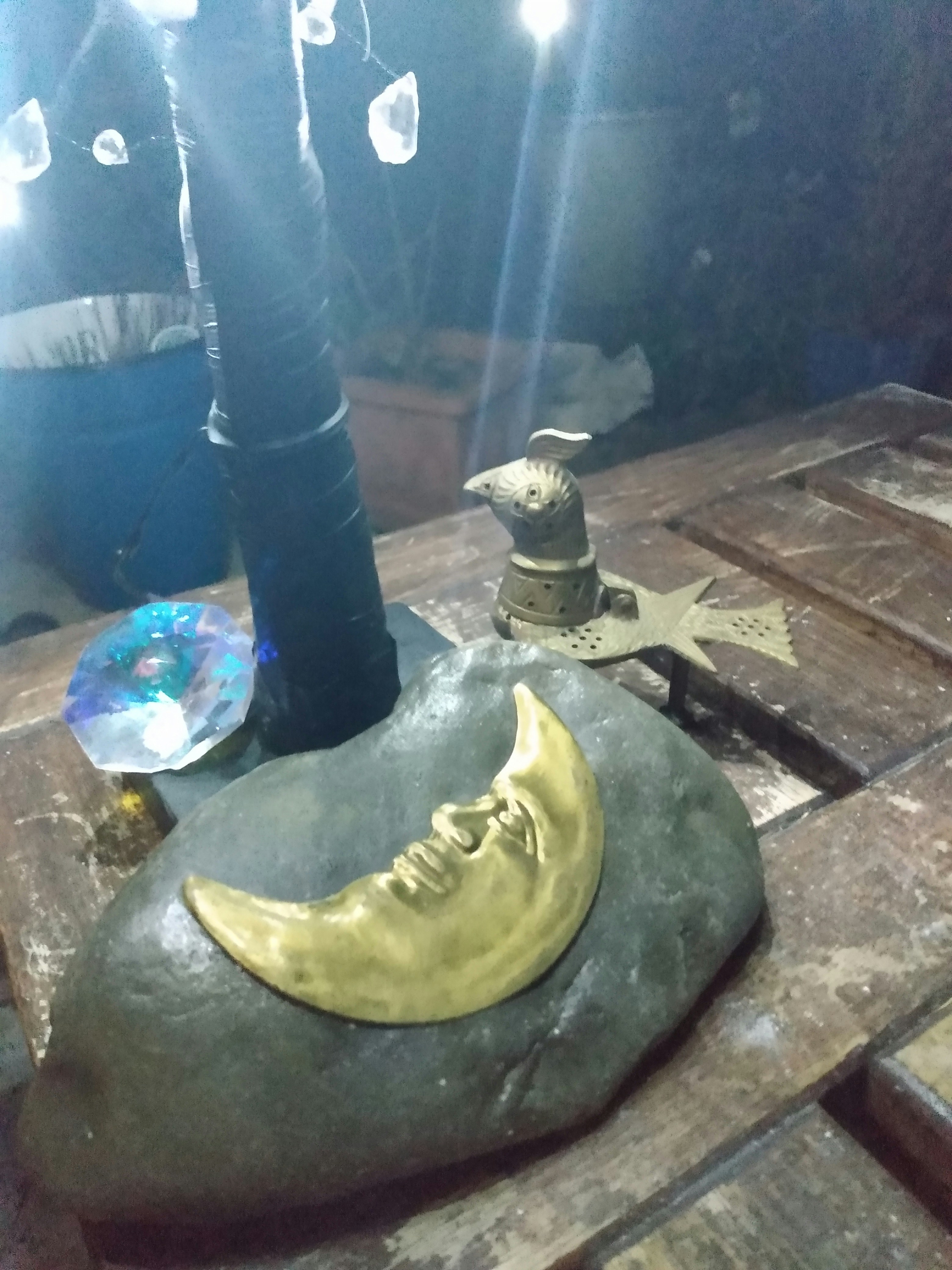 Mystical Moonlit Altar Print