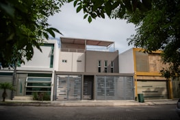 Completed modern house exterior showcasing clean lines and elegant design.