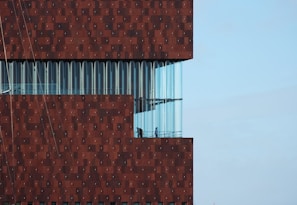 A modern building showcasing AAC block construction techniques.