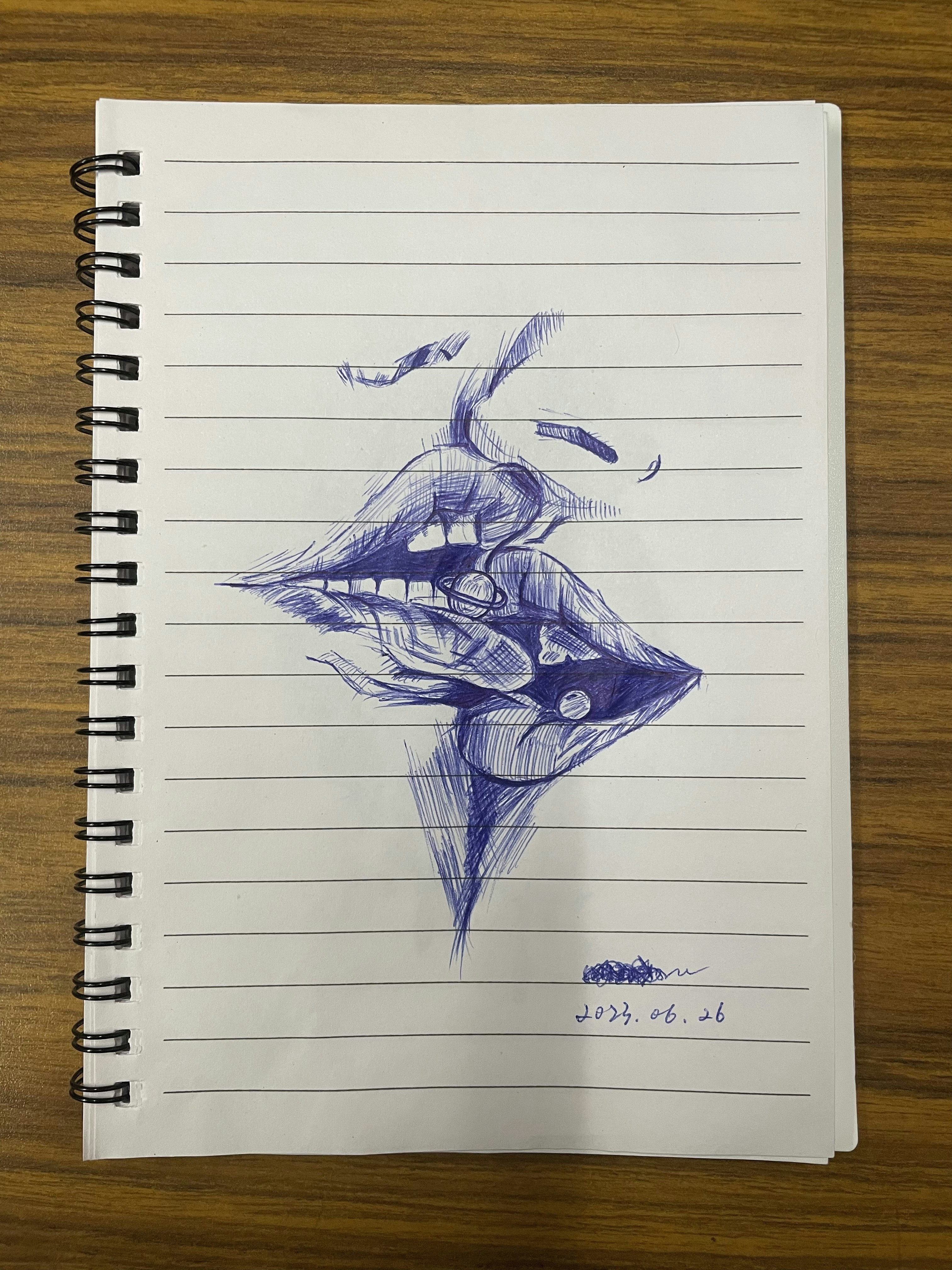 Dibujo a Tinta Original