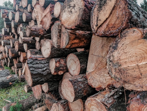 A neatly stacked pile of freshly cut timber boards ready for delivery.