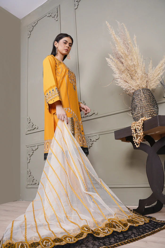Nishat Linen casual styled look