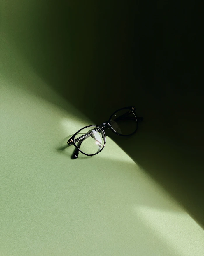Eyewear in shadow