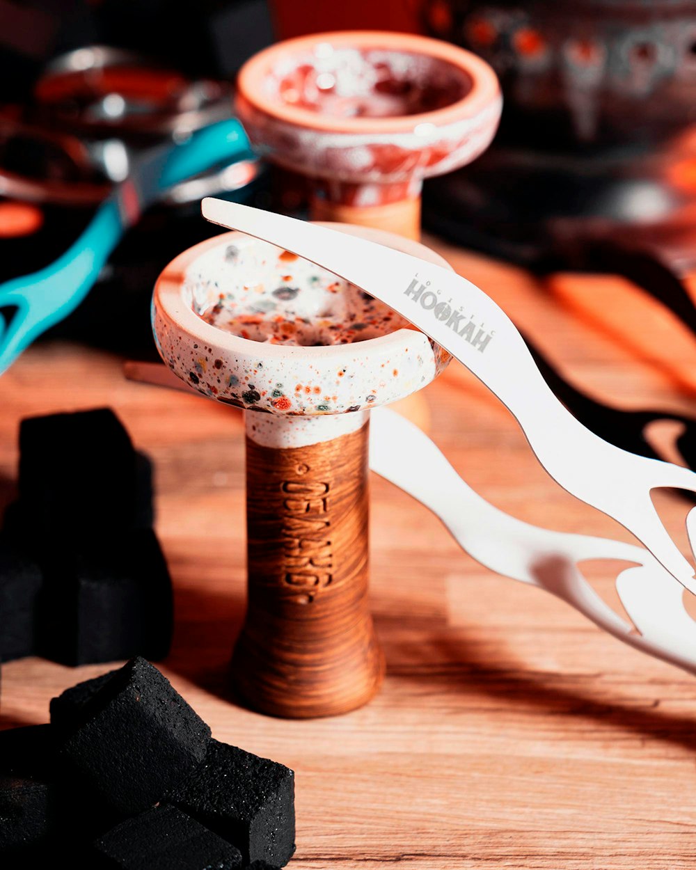 a spool of thread sitting on top of a wooden table