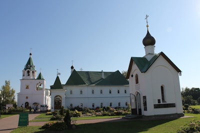 A serene view of the Sts. Cyril and Methodius Church in Narva.