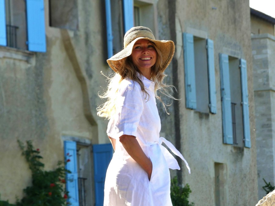 Robe Lin Blanc Intemporel Ringella vêtements et mode