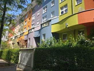 A vibrant community with 3D housing units designed for therapeutic living.