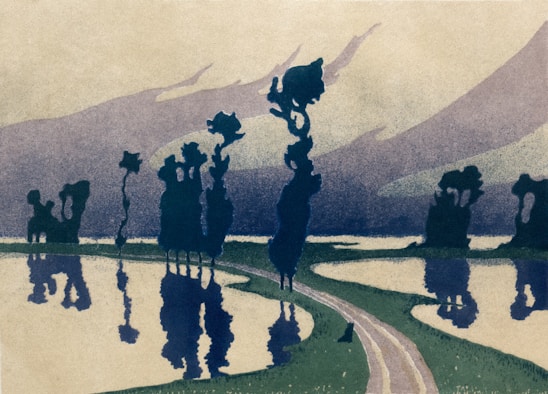 A serene landscape representing personal growth and journey.