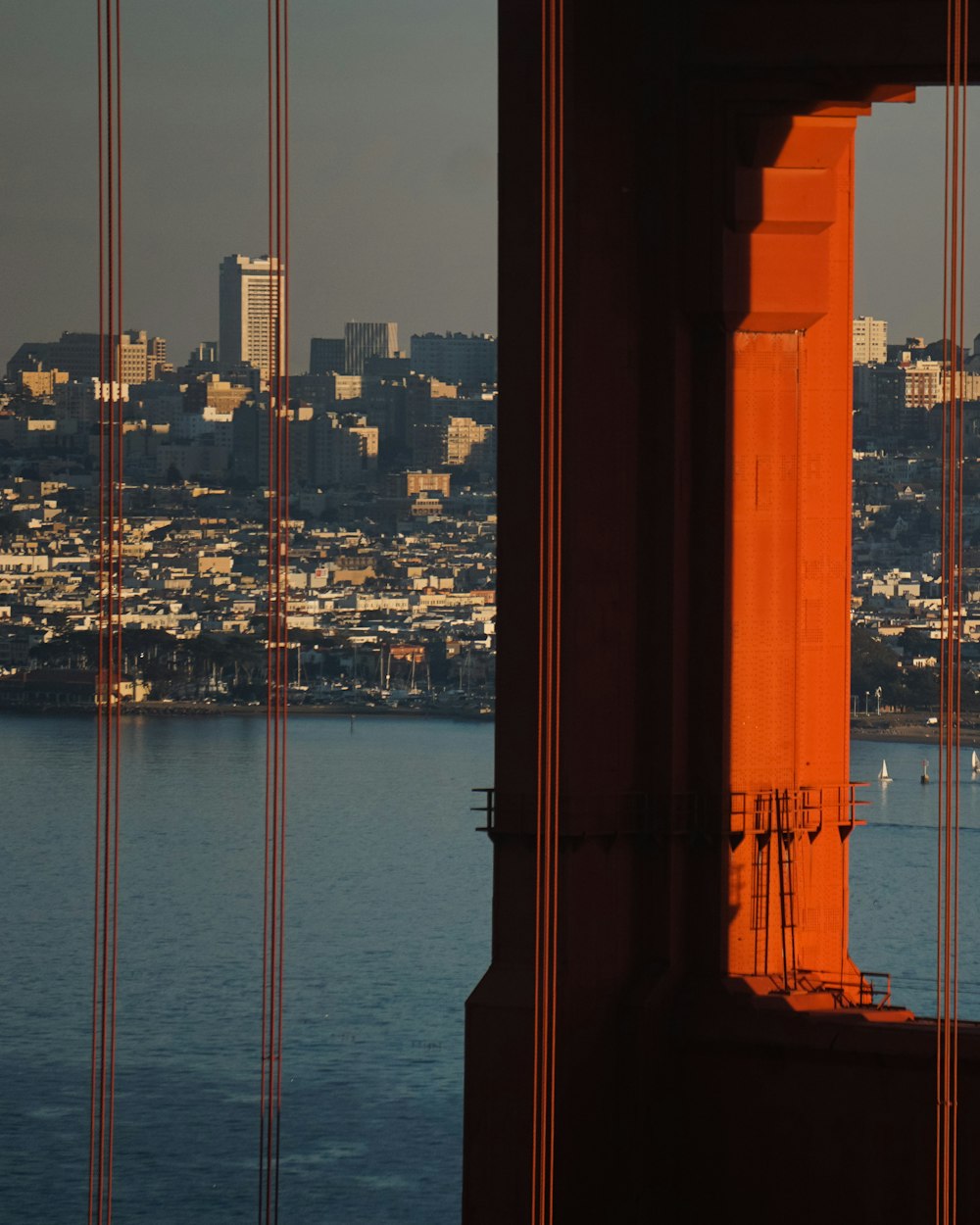 a view of a city from across the water