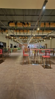 A dining area where residents gather for meals.