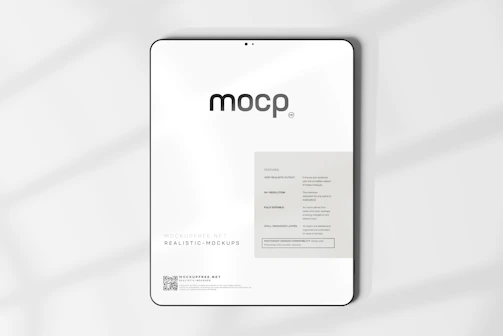 Editable design mockups showing customization options on a tablet.