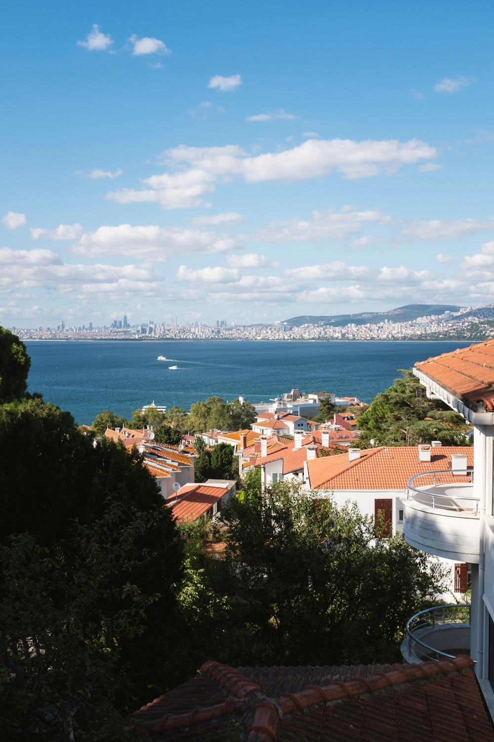 a view of a city and a body of water