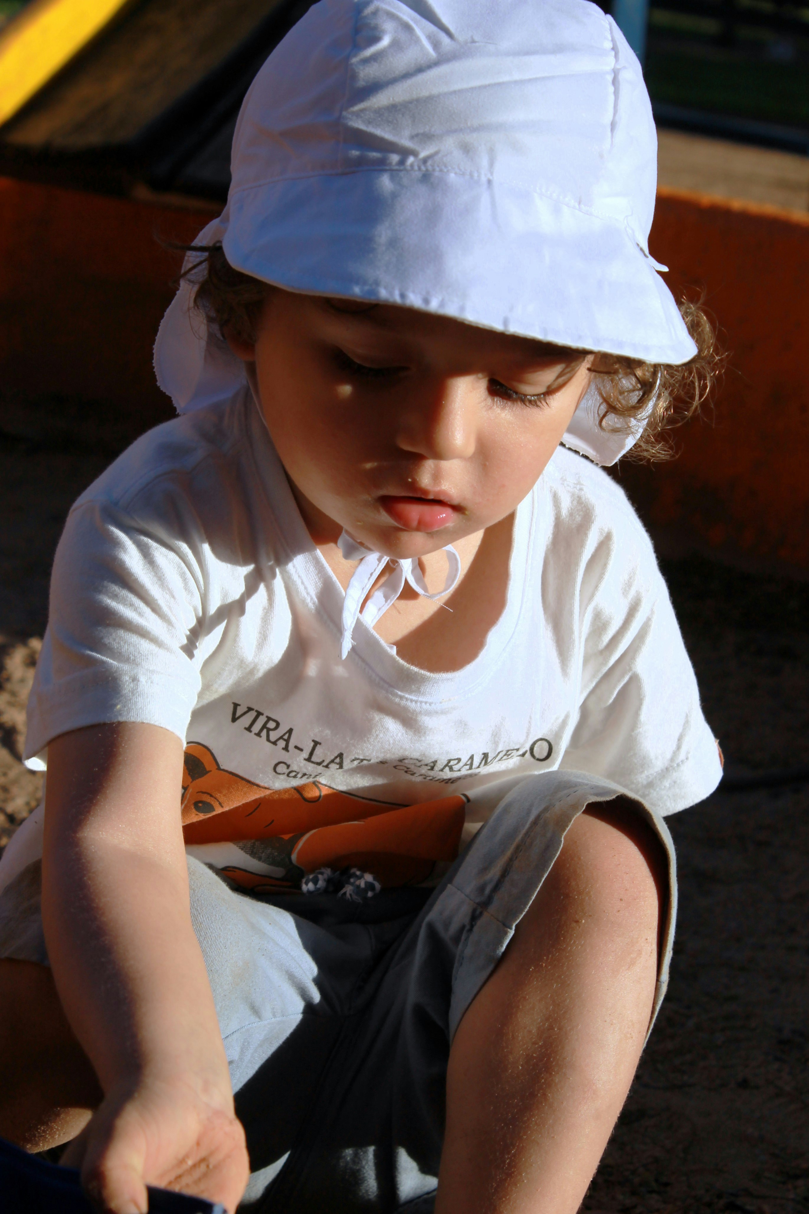 A child practicing mindfulness in a calm environment