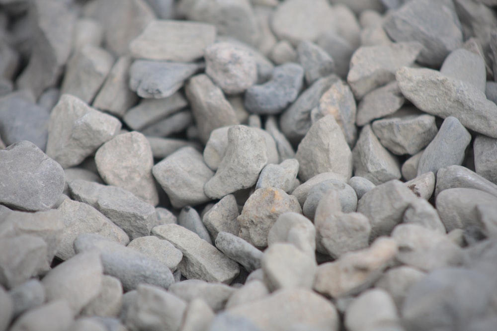 a close up of a pile of rocks