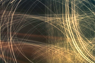 a blurry photo of a bunch of lines