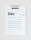 A minimalistic wall calendar for December 2023, with days of the week listed at the top starting from Monday. The calendar is predominantly white with black text and a subtle touch of gold used for Sundays and the number 25, suggesting Christmas.