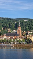 a large building with a clock tower on top of it